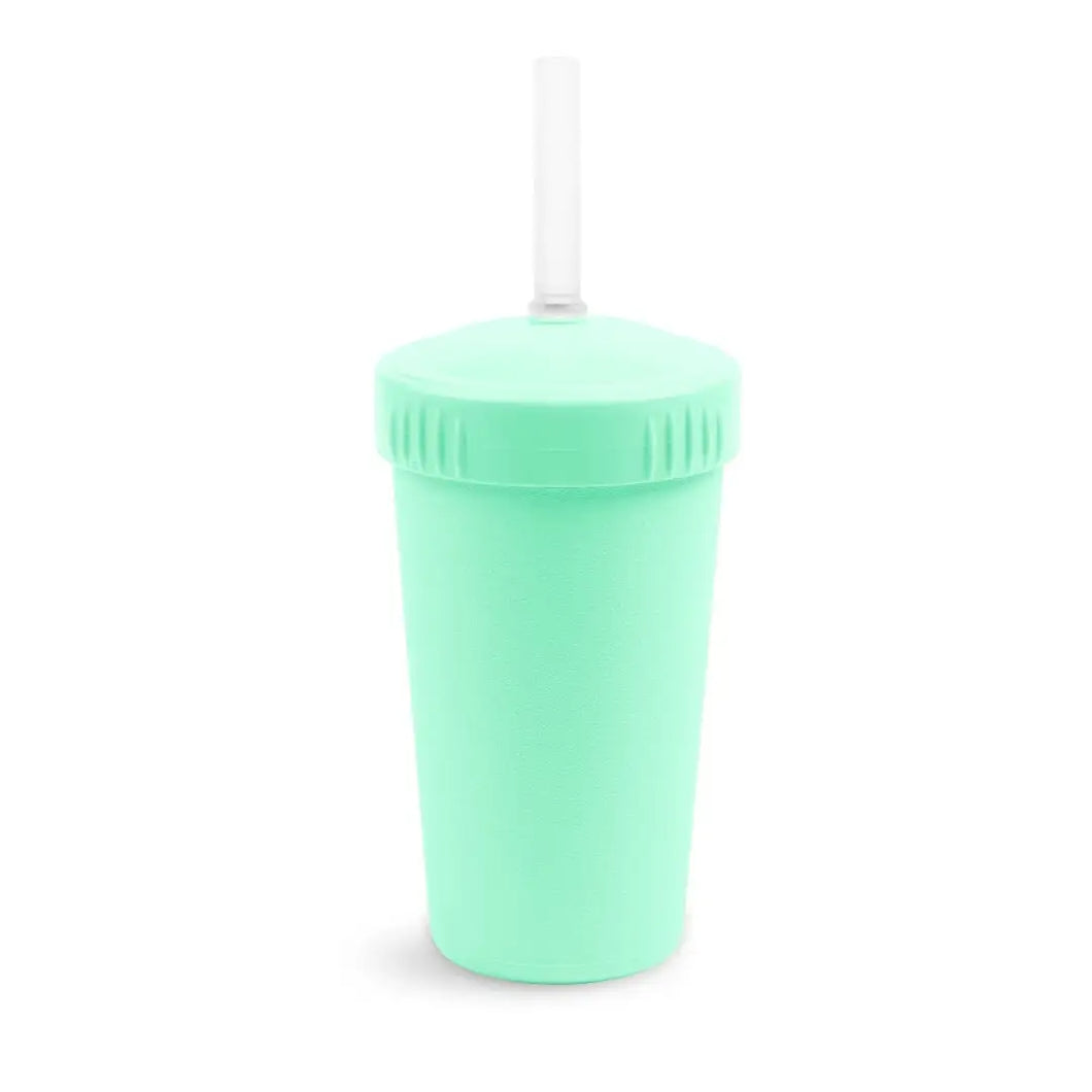 Re-Play Straw Cup with Reusable Straw - Mint