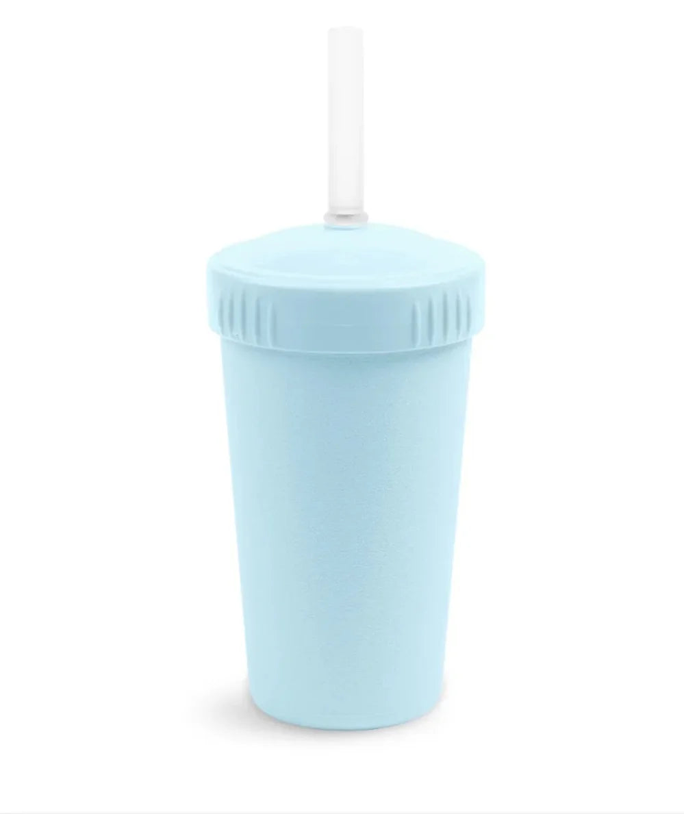 Re-Play Straw Cup with Reusable Straw - Ice Blue