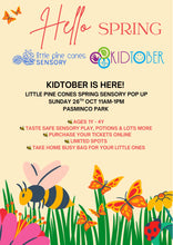 Load image into Gallery viewer, KIDTOBER - HELLO SPRING 🌻 🐝 🦋 SENSORY POP UP 26th OCT
