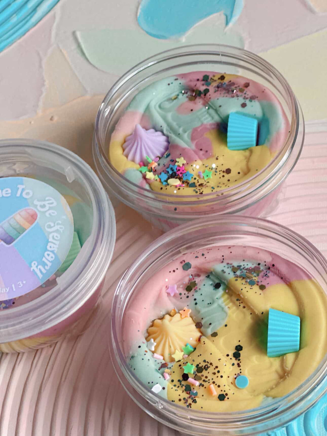 Rainbow Paddle Pop - Dough